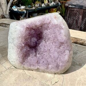 Amethyst Geode Crystal Decor